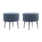 Manhattan Comfort Bailey Ottoman in Blue with Black Feet, 2PK 2-OT003-BLB - alternate 3